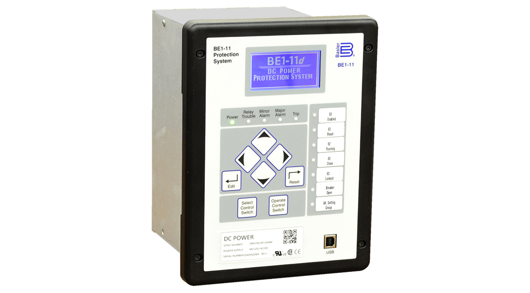 Syst&egrave;me de protection de puissance CC BE1-11d