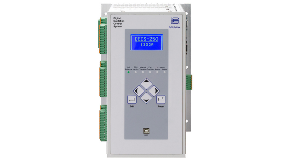DECS-250 Syst&egrave;me de contr&ocirc;le num&eacute;rique d&rsquo;excitation CGCM
